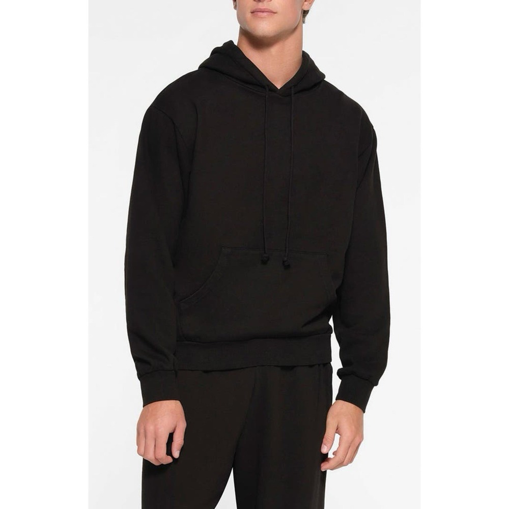 Skims Hoodie Men's‎ Cotton Fleece Pullover Black Size S